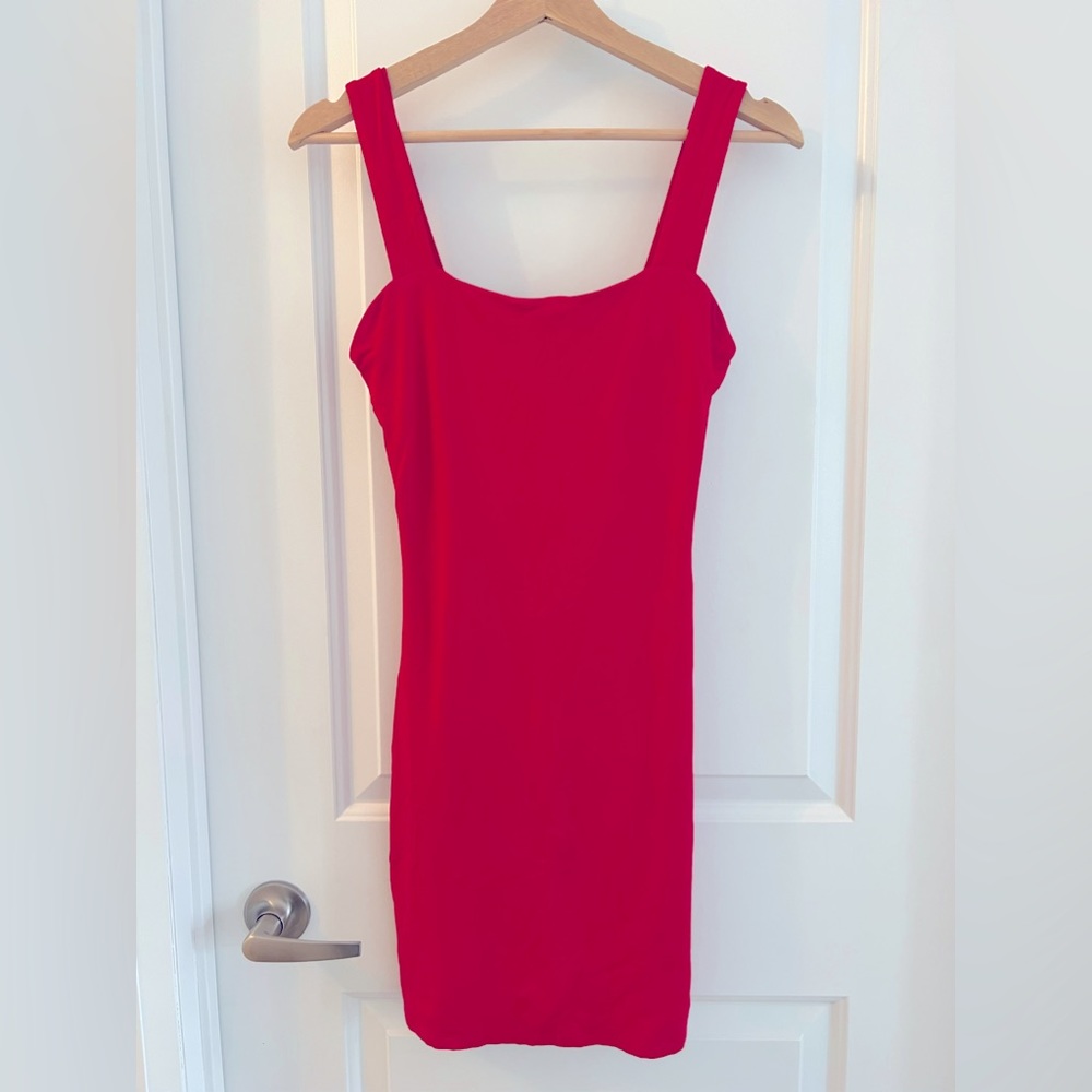 Wilfred red cotton dress